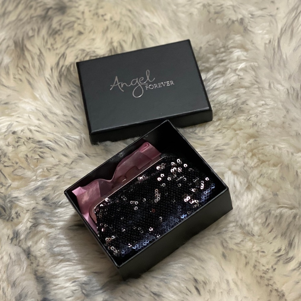 Victoria’s secret VS black sequin coin purse